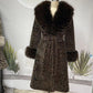 🧥Women's Leopard Print Fluffy Faux Fur Coat with Belt🔥🔥
