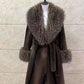 🧥Women's Leopard Print Fluffy Faux Fur Coat with Belt🔥🔥