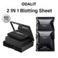 ⏰LAST DAY SALE 50% OFF!!💝Black Magnet Oil Blotting Setting Sheet With Powder More Control Oil Keep Fresh 2 IN 1 Blotting Sheet