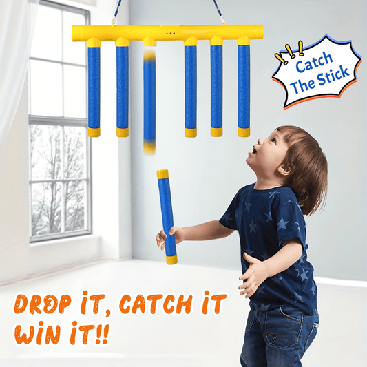 🎅 CHRISTMAS PRE-SALE: 50% OFF + BUY 2 FREE SHIPPING! 🎄 Catching Sticks Game – Reaction Training Toy for Kids & Family, Improves Hand-Eye Coordination & Speed ✨📦