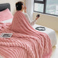 🎁🎁LAST DAY SPECIAL PRICE!🎅Super Soft Fur Ribbed Fleece Throw Blanket⛄🔥