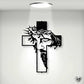 ON SALE🔥Jesus Cross Metal Sign Christ Wall Decor