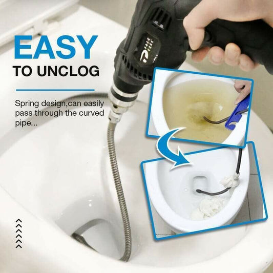 🔥Limited Sale 50% OFF💦Electric drain cleaning spring succeeds