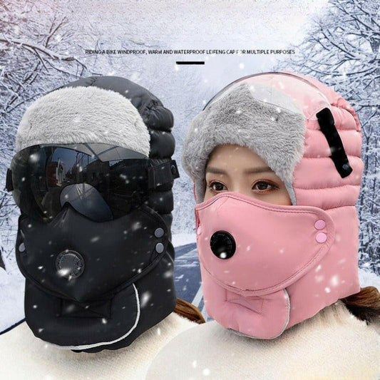 🧢 60% OFF NOW! ✨ Thermal Hat with Detachable Breathing-Valve Mask - Windproof Fleece with Adjustable Strap for Extreme Cold Protection ❄️🔒