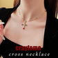 🎁BUY 1 GET 1 FREE❤️Colorful Rhinestone Cross Pendant Necklaces