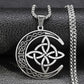 ⚡Buy 1 Get 1 Free⚡Celtic Moon Pendant Necklace