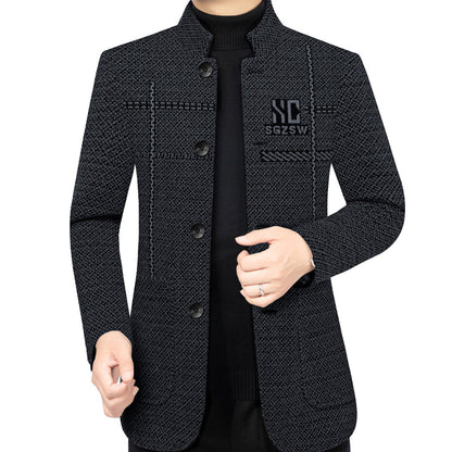 Men's 3D Fit Winter Coat - Thickened Warm Jacket for Casual Outwear