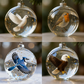 Nature's Bird Glass-Look Sphere Ornament