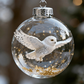 Nature's Bird Glass-Look Sphere Ornament