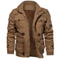 [Perfect Gift] Men's Winter Drawstring Cotton Military Driver Jacket - Comfort and Style Combined