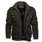[Perfect Gift] Men's Winter Drawstring Cotton Military Driver Jacket - Comfort and Style Combined