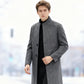 🔥Hot Sale 50% OFF🔥Men's Warm Mid-Length Stand-Collar Coat