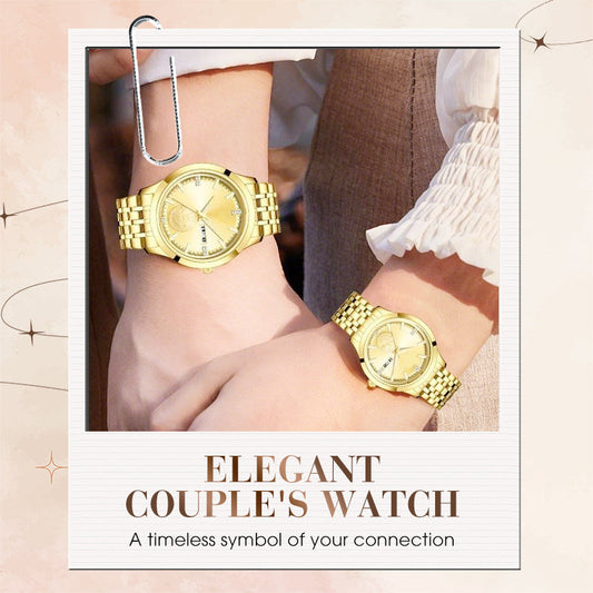 🎄Christmas Special Offer💥Luxurious Swiss Automatic Gold Watch For Couples