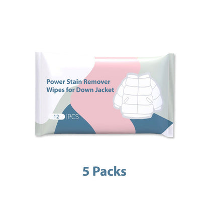 Power Stain Remover Wipes for Down Jacket