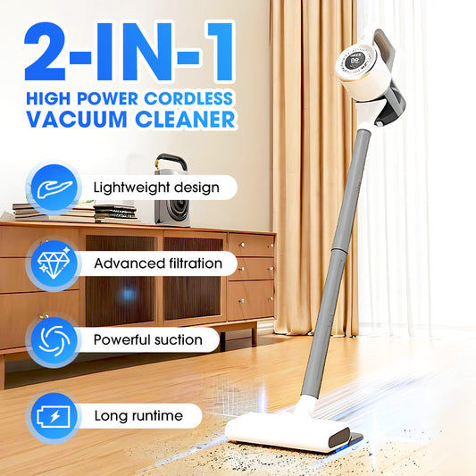 ⏳Limited-time 50% off⏰2-in-1 High Power Cordless Vacuum Cleaner