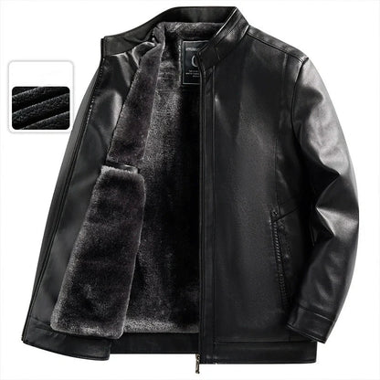🔥Men's Casual PU Leather Jacket