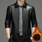 🔥Men's Casual PU Leather Jacket