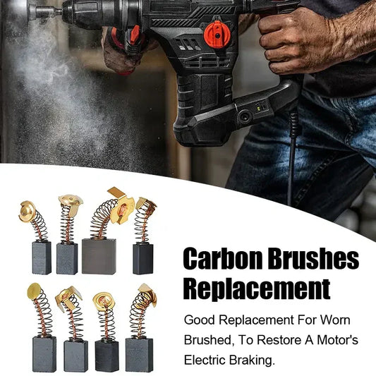 🔧 60% OFF NOW! ⚙️ Carbon Brush Set for Electric Tools – Universal Replacement, Extends Tool Life & Ensures Stable Performance ✨📦