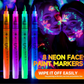UV Glow Face and Body Paint Markers Set