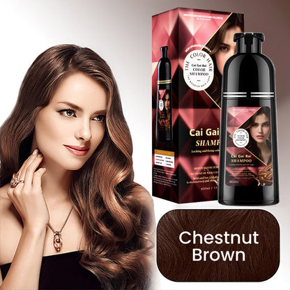 🔥Hot Sale Offers-Herbal Extract Instant Hair Color Shampoo for Men & Women