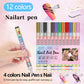 💖12-Color Professional Nail Art Pen Set💖