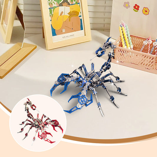 🛠️ 50% OFF NOW! 🦂 3D Scorpion Metal Puzzle – Mechanical Assembly Model, Challenging & Decorative 🧩⚙️