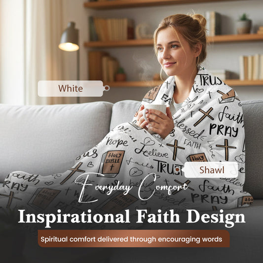🎁 Limited Time 50% OFF✨Faith-Inspired Cozy Ultra-Soft Throw Blanket | Ultra-Soft Comfort with Inspiring Design🛋️