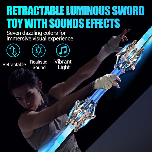 🎁 Limited Time 50% OFF✨ Retractable Luminous Sword Toy With Sounds Effects