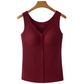 🔥Women’s Thermal Front-Button Tank Top With Built-In Bra
