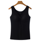 🔥Women’s Thermal Front-Button Tank Top With Built-In Bra