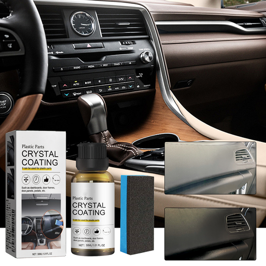 🚗Plastics Parts Crystal Coating With Sponge