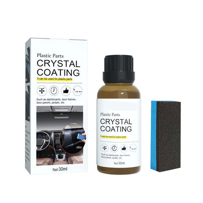 🚗Plastics Parts Crystal Coating With Sponge