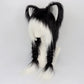💖Plush Cat Ear Winter Hat with Braided Pigtails