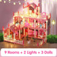 🎁New Year Sale 50% OFF💖DIY Luminous Princess Castle Dollhouse