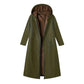 🔥Women’s Vintage Fuzzy-Lined Long Coat With Hood