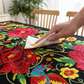 💖Mexican Floral Tablecloth with Scalloped Edge