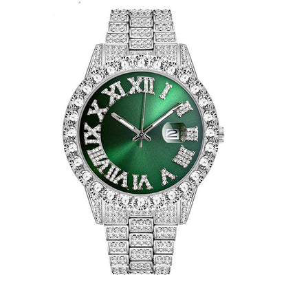 ⌚Men's Fashion Rhinestone Quartz Watch
