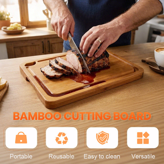 3-Piece Bamboo Cutting Board Set