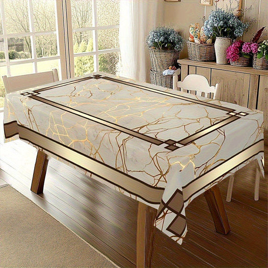 ⏳50% OFF⏰Waterproof Marble-Print Tablecloth