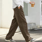 Men's Loose-Fit Drawstring Pants with Pockets