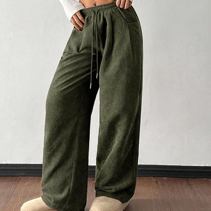 💖Casual Loose Fit Corduroy Trousers for Women