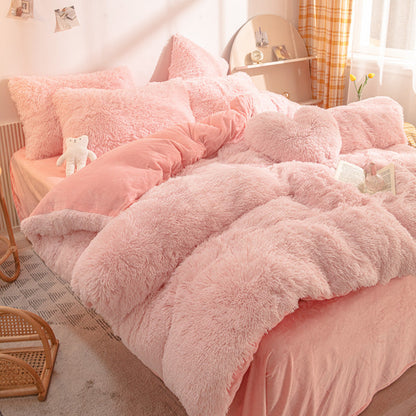 [winter gift]Winter Warm Plush Bedding 4-Piece Set