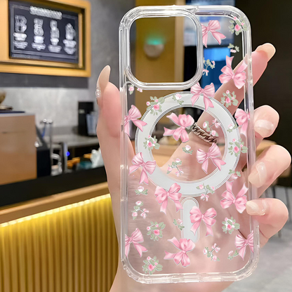 🔥50% OFF!🎀 Sweet bow × Powerful magnetic protection! A stunning phone case has arrived 💖📱