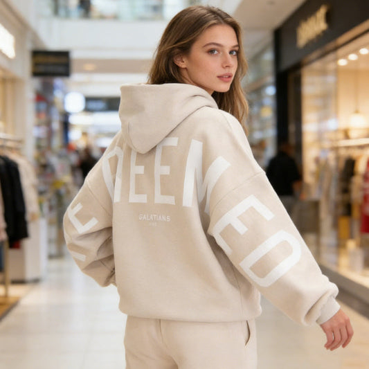 Unisex Faith-Inspired Oversized Hoodie