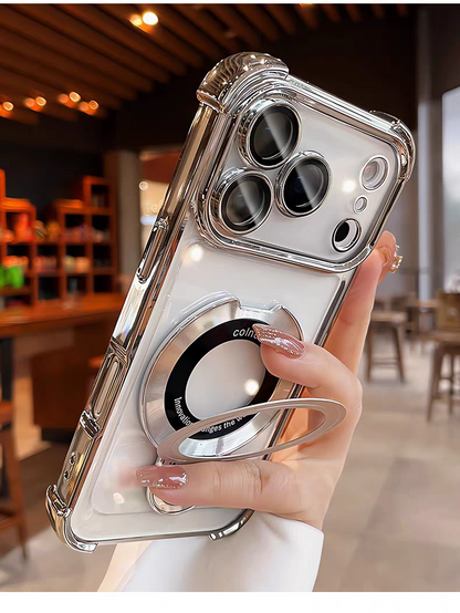 New plating anti-drop simple magnetic iPhone case