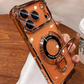 New plating anti-drop simple magnetic iPhone case
